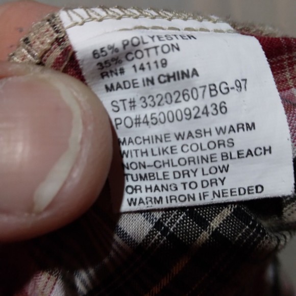 Ely Cattleman BIG MAN pearl snap shirt mens 3XL XXXL multicolor plaid short sl - Picture 5 of 8